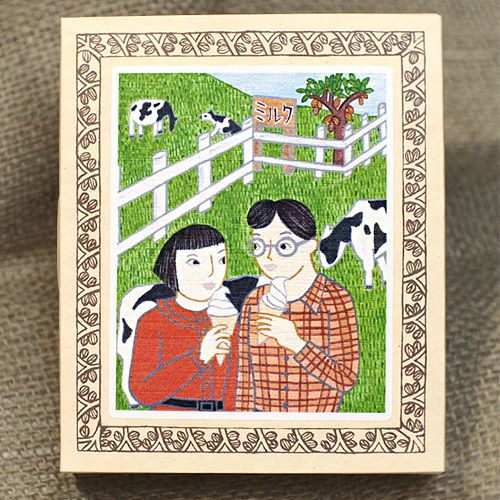 ミルクチョコアーモンドパッケージ