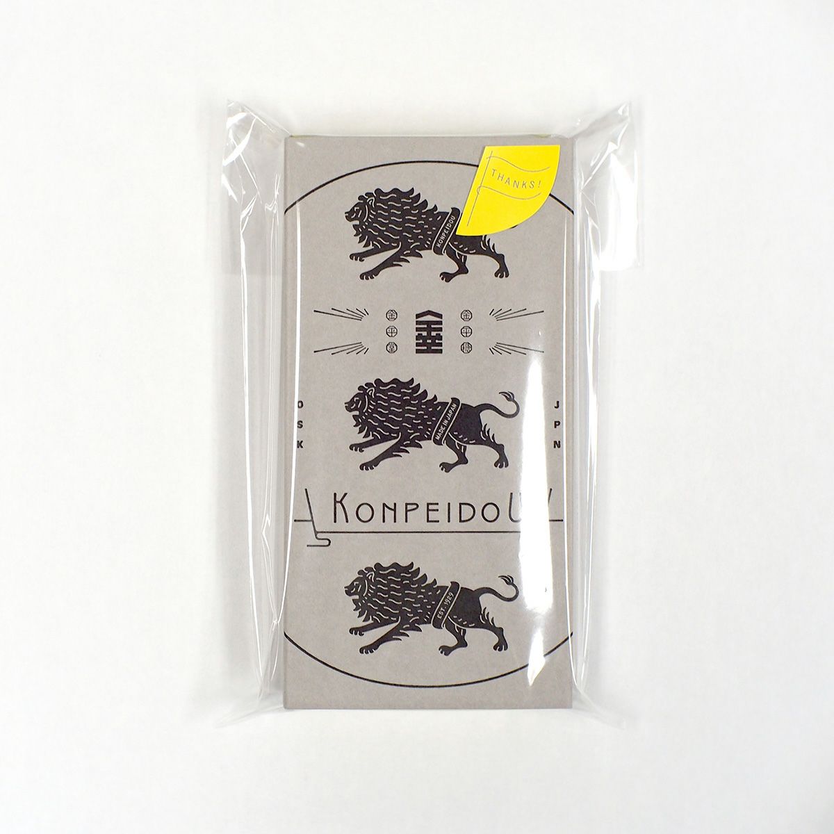 金平堂(KONPEIDOU)ギフトボックス☆メッセージシール付きラッピング「THANKS」