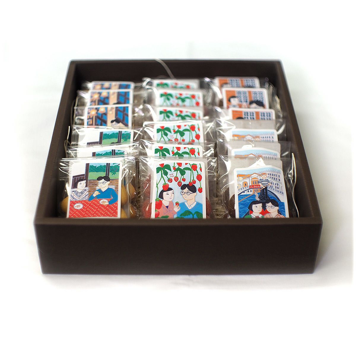 小分け包装チョコレート18袋入りアーモンドチョコ